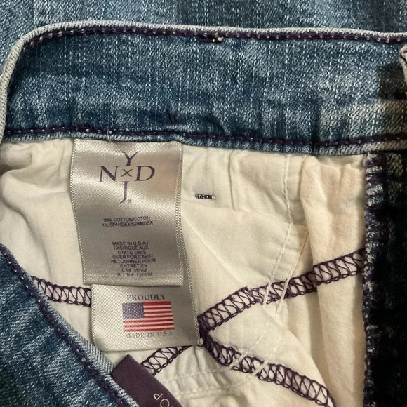 NYJD Denim Capris Size 14P - Picture 3 of 5